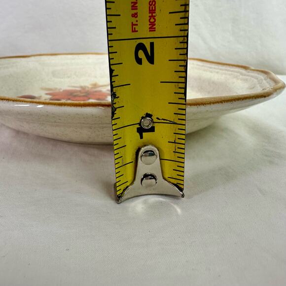 Mikasa VTG Garden Club Harvest Bouquet EC 455 Set 2 Stoneware Floral 8" Plates - Picture 8 of 8